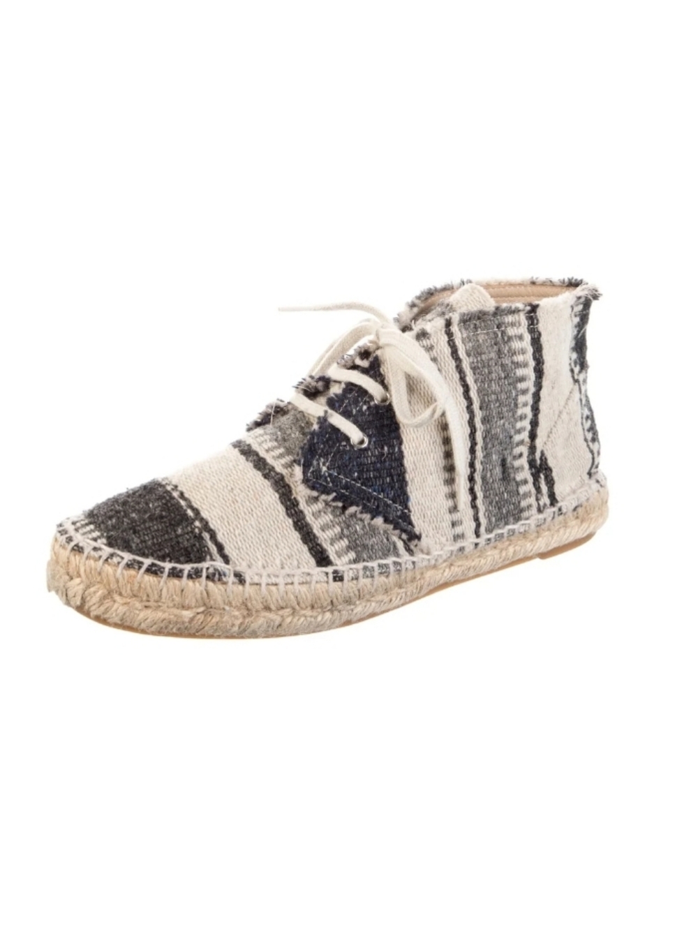 Chanel Authentic Canvas Espadrille Sneakers Women's Size: 8 | IT 38
